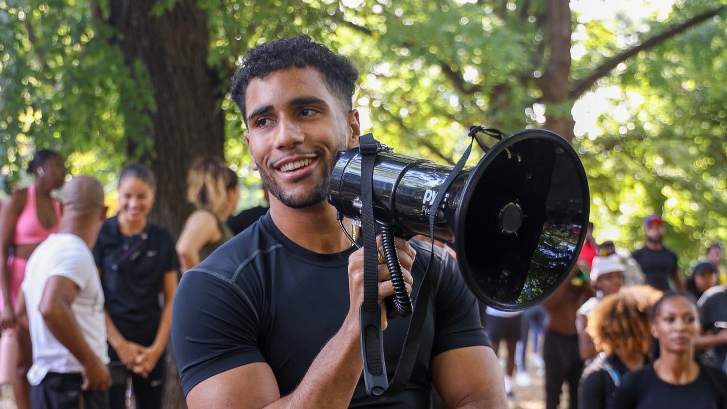 Owen Akhibi Herrera, founder of social fitness club Peak and Pace Owen Akhibi Herrera, founder of social fitness club Peak and Pace