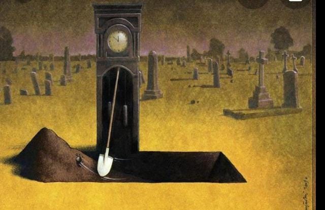 A reminder that time is precious (art by Pawel Kuczynski) : r/antiwork