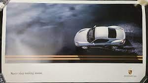 Porsche Cayman S Never Stop Making Waves Poster *RARE* OOP Not Mass  Produced | eBay