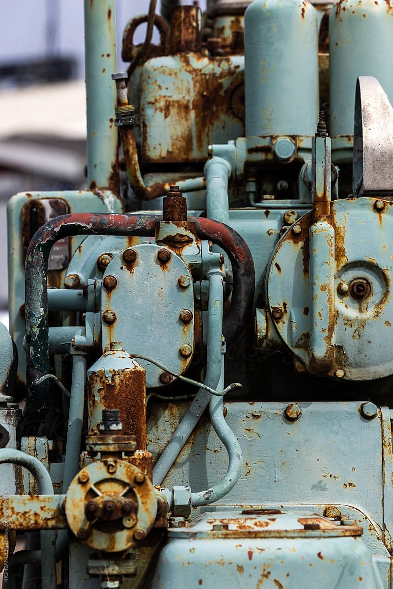 Rusty Industrial Machinery" by Stocksy Contributor "Zoran Djekic" - Stocksy