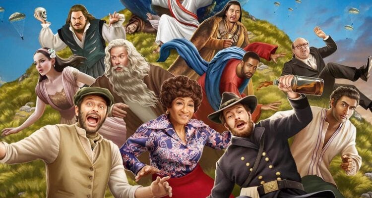 Some of the cast of History of the World: Part II.