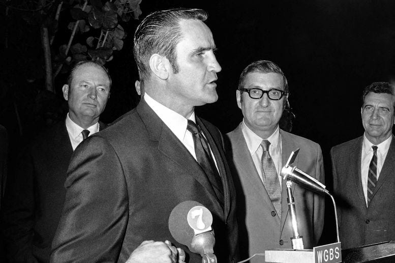 Don Shula’s introductory press conference on February 18, 1970, after he was hired to be the Miami Dolphin’s head coach. Don Shula’s introductory press conference on February 18, 1970, after he was hired to be the Miami Dolphin’s head coach.