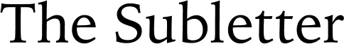 The Subletter