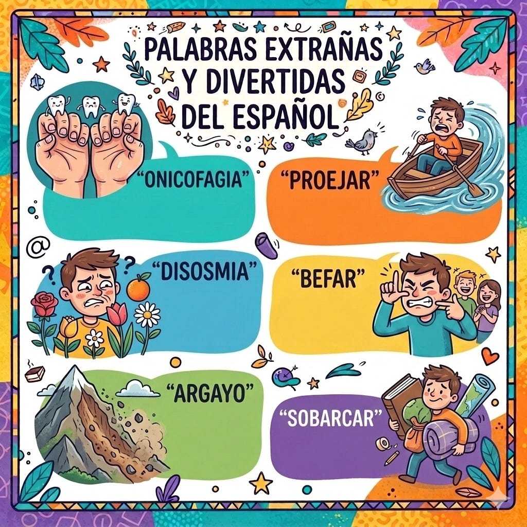 las palabras más divertidas del español (leé el artículo completo)