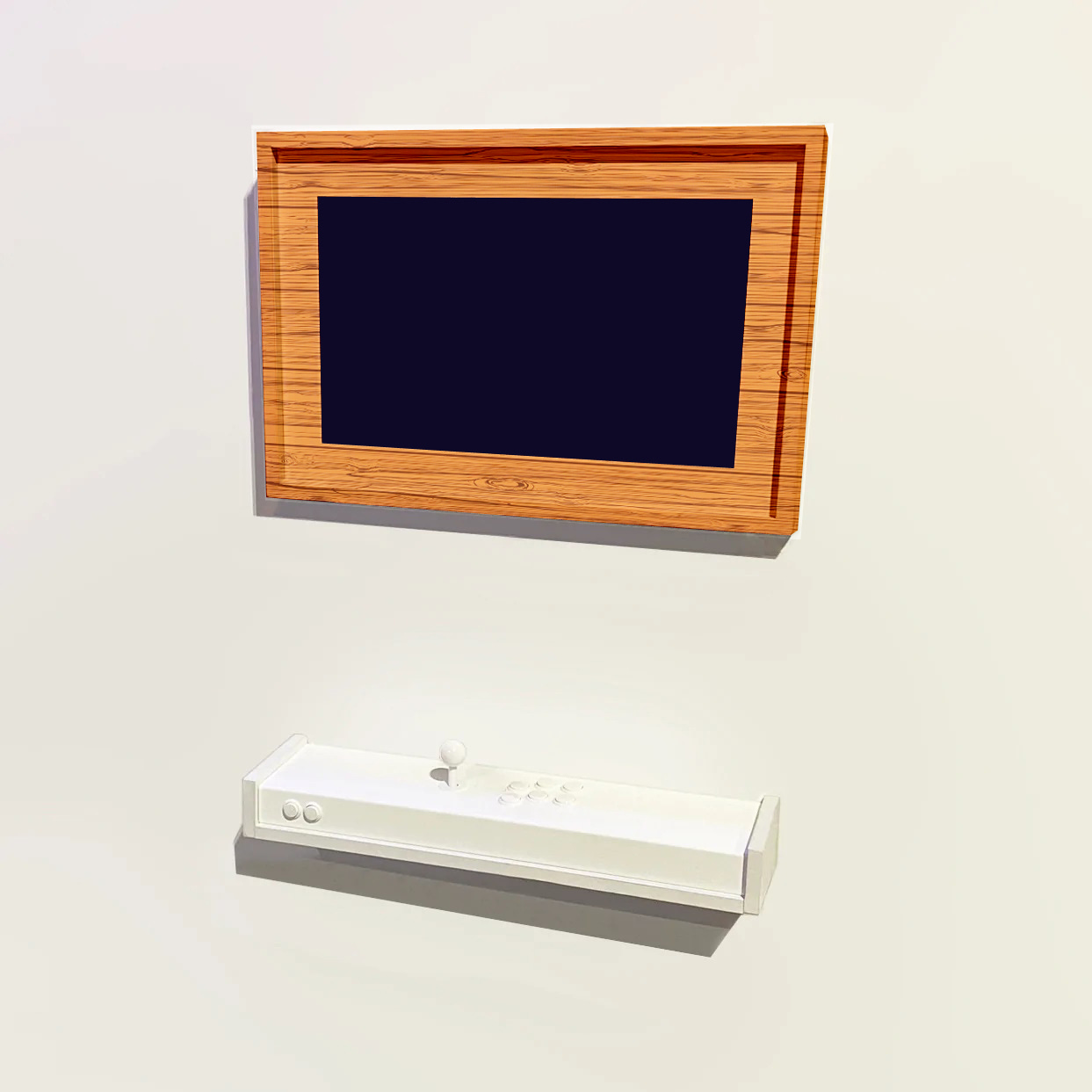 Polycade Wall-Frame Arcade Machine