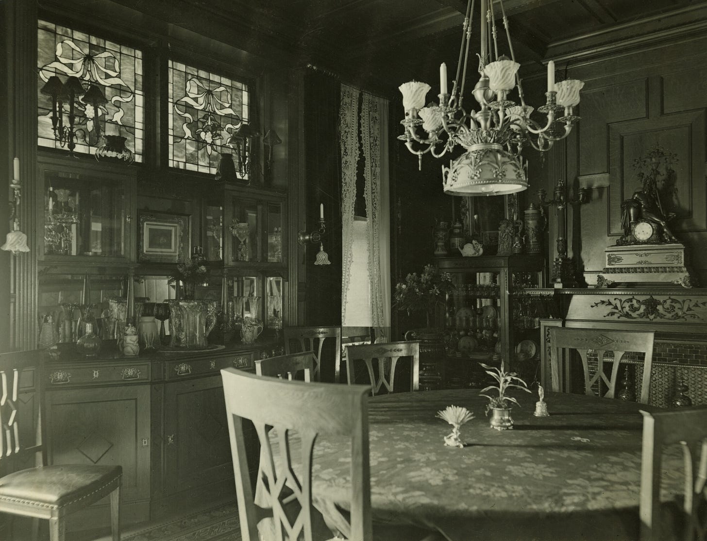 dining room with stained glass windows dining room with stained glass windows