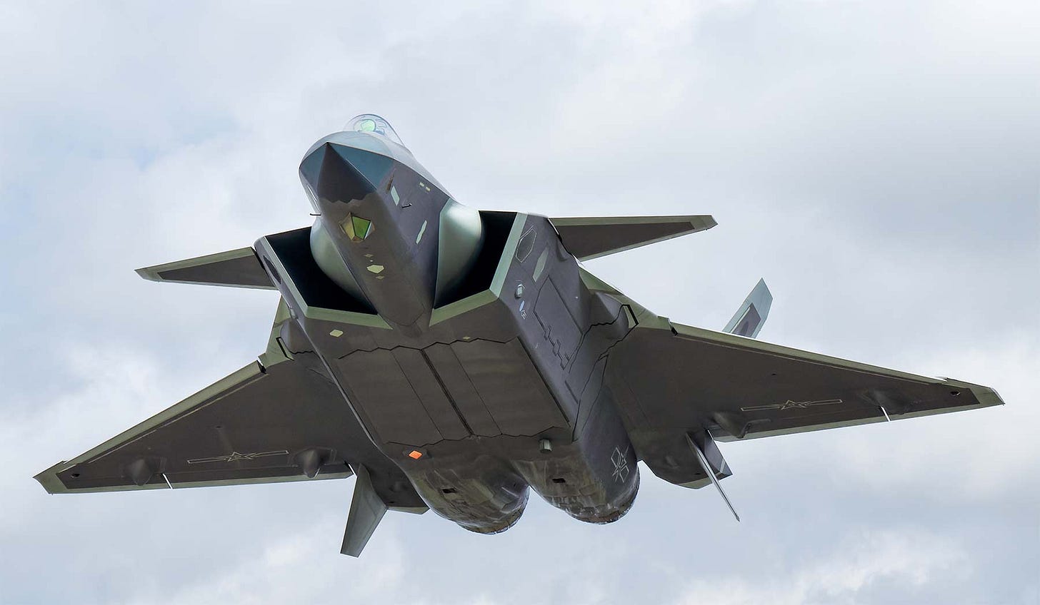 5th-generation J-20 fighter: new stealth capabilities and improved weaponry