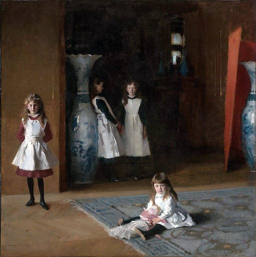 The Daughters of Edward Darley Boit, John Singer Sargent, 1882 (unfree frame crop).jpg