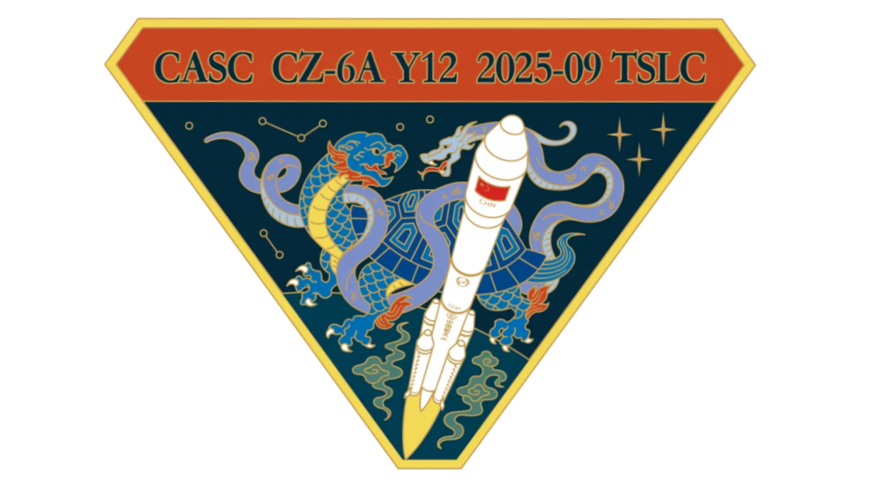 The patch for the Long March 6A Y12 launch mission.