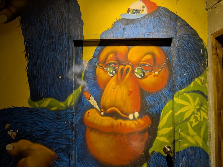Chatuchak market, bar, and dispensary