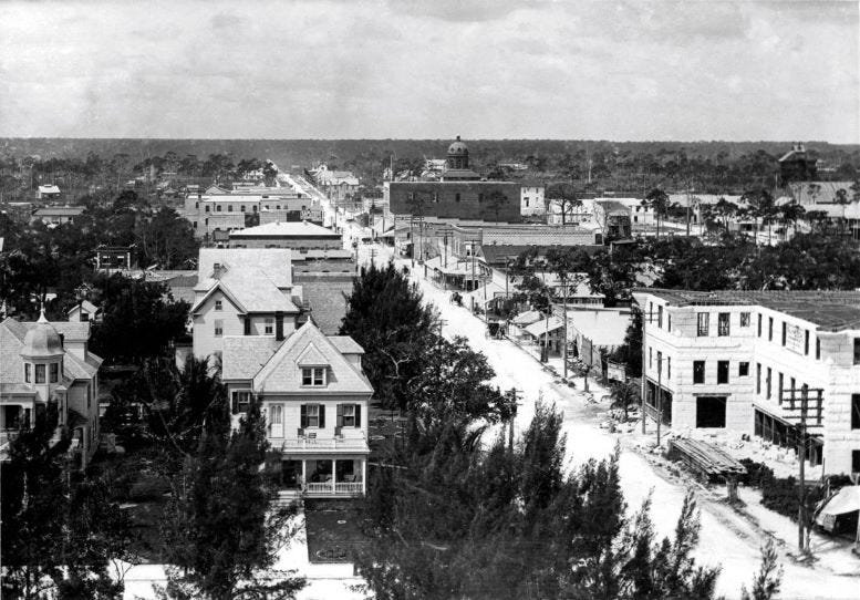 Larger picture of first residence of the Jackson family. It is the A-frame structure in the center of the photograph. Larger picture of first residence of the Jackson family. It is the A-frame structure in the center of the photograph.