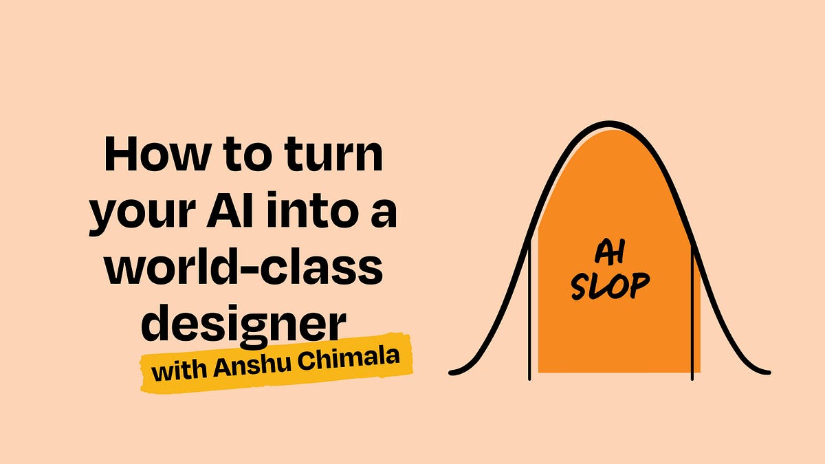 How to turn your AI into a world-class designer