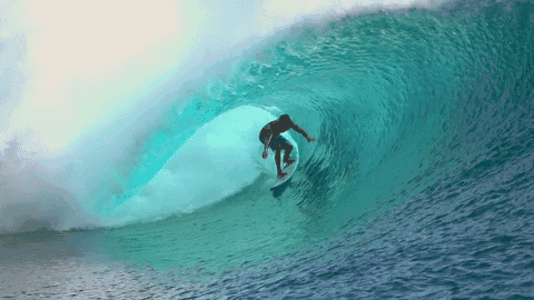 man surfing