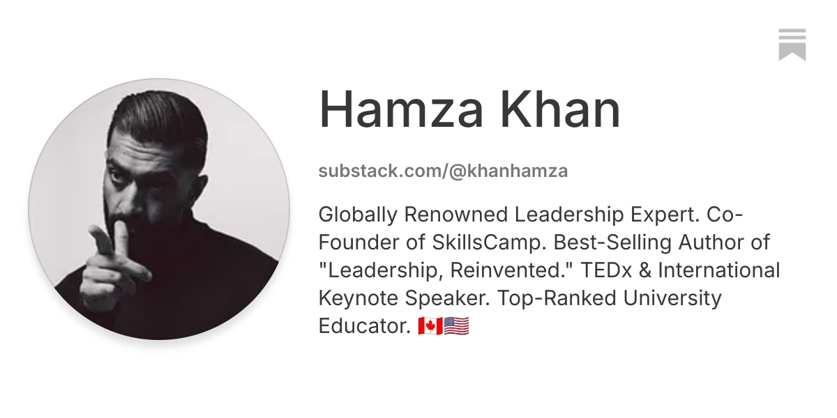 Hamza Khan | Substack