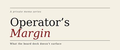 Operator's Margin