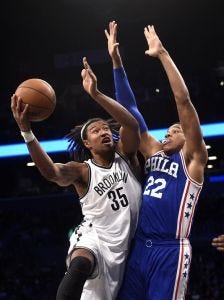 Justin Harper has gone through the hardships of finding his path in the NBA, but now as a Detroit Piston, he is a man on a mission to show he belongs with the best of the best. (Photo: Kathy Kmonicek / Associated Press) Justin Harper has gone through the hardships of finding his path in the NBA, but now as a Detroit Piston, he is a man on a mission to show he belongs with the best of the best. (Photo: Kathy Kmonicek / Associated Press)