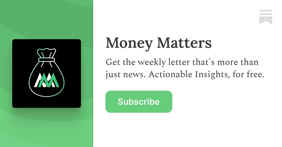 Money Matters | Hunter Bohm | Substack