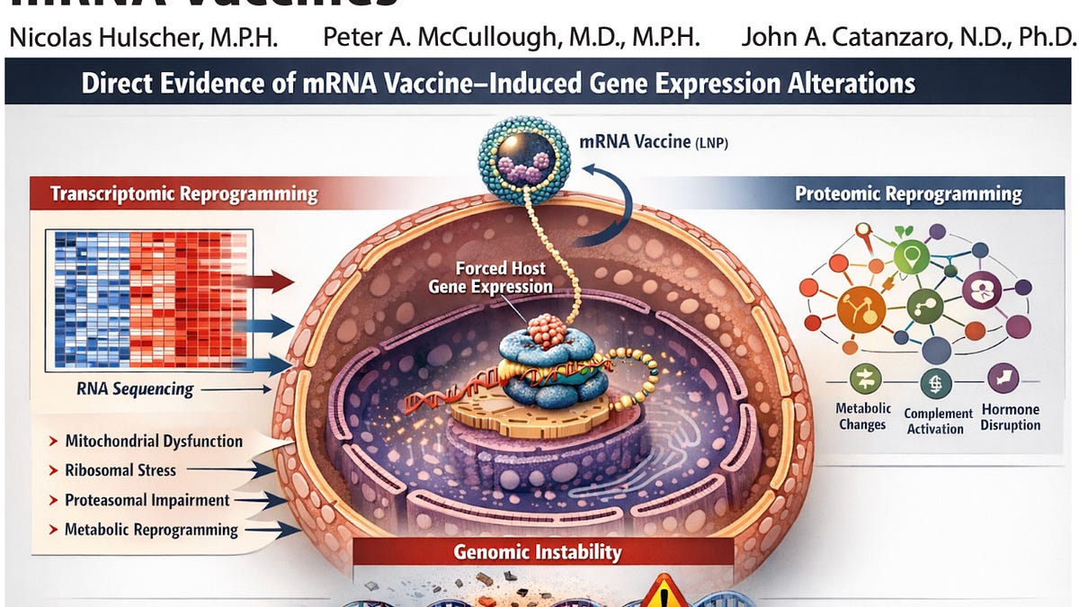 BREAKING: Peer-Reviewed Paper Finds mRNA &ldquo;Vaccines&rdquo; Are Gene-Altering Technologies