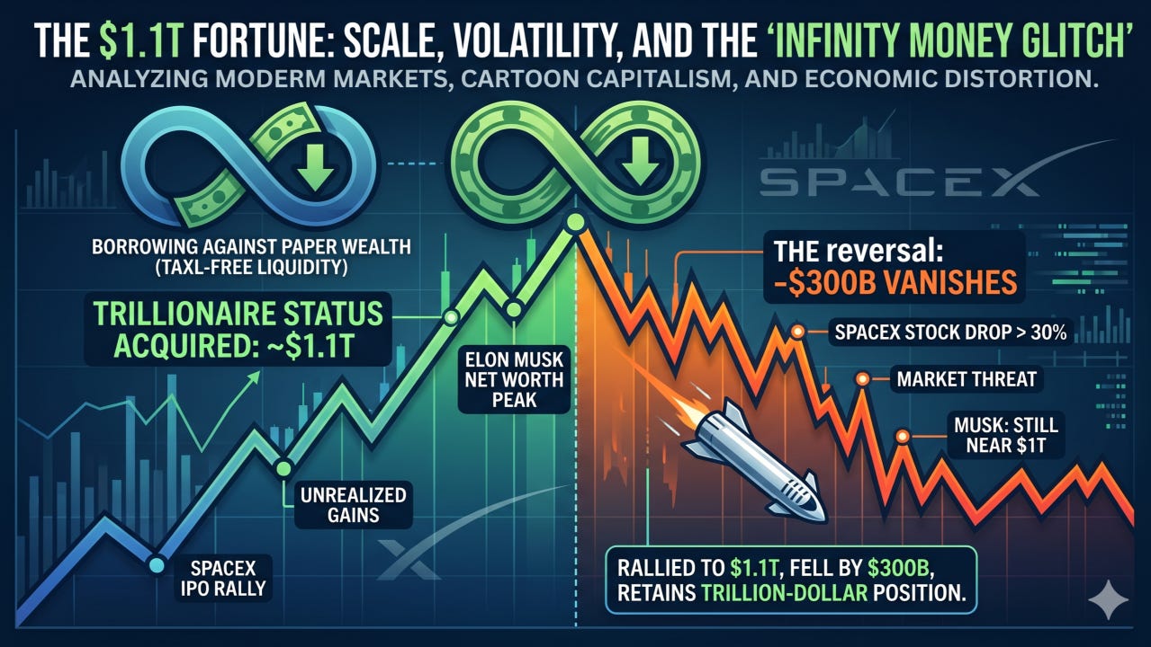The First Trillionaire, Cartoon Capitalism, And The Infinity Money Glitch