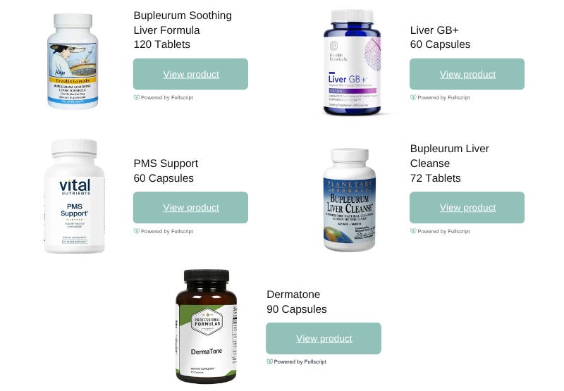 Bupleurum Recommendations Bupleurum Recommendations