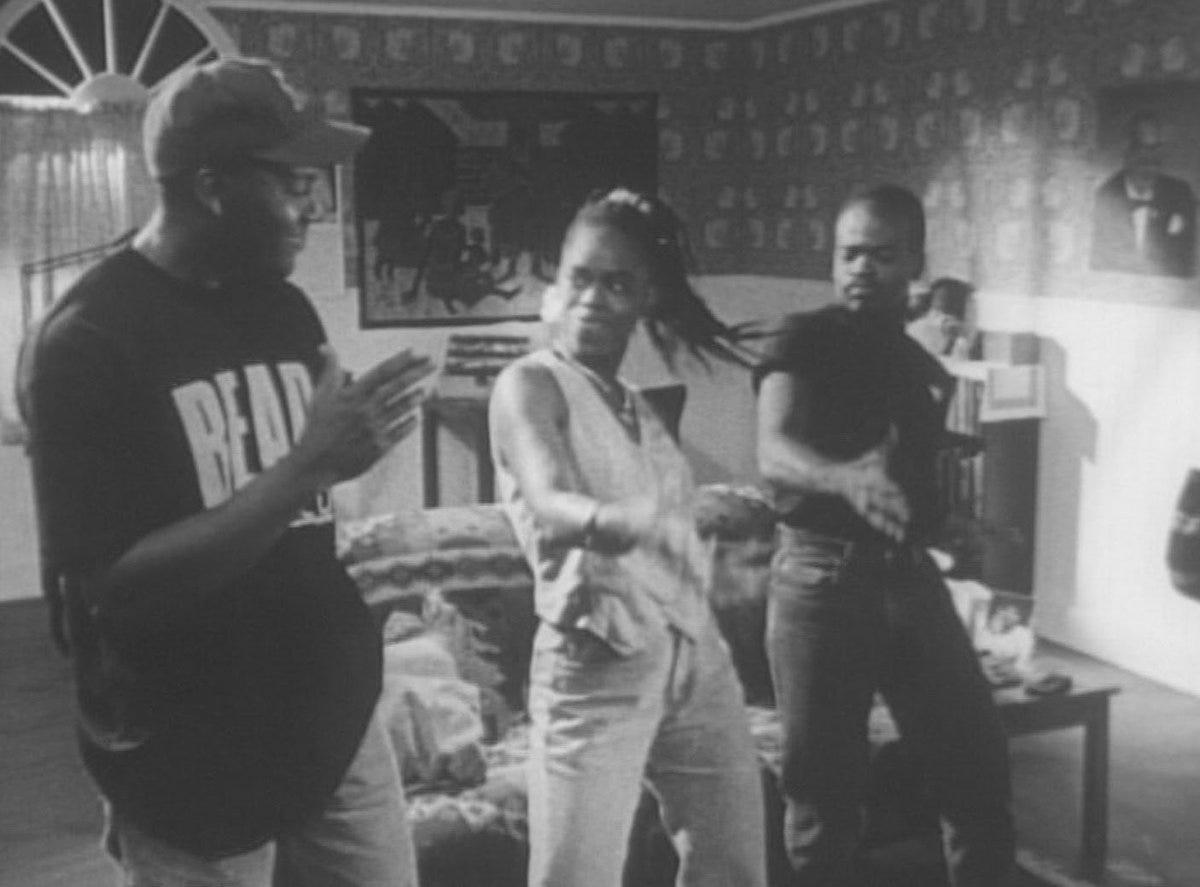 Malaika Brown, Nico Jones, and her friend BIlly dancing