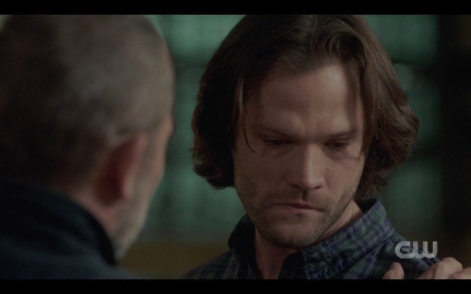 sam winchester reacts to john sorry spn 1413 sam winchester reacts to john sorry spn 1413