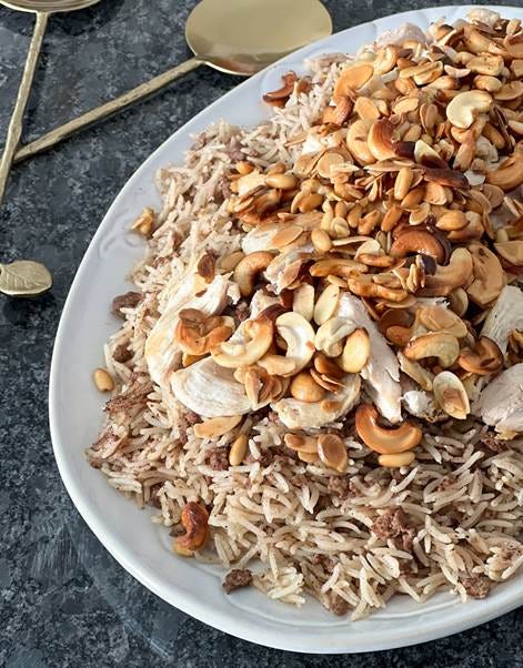 Lebanese Rice with Chicken - Simply Lebanese
