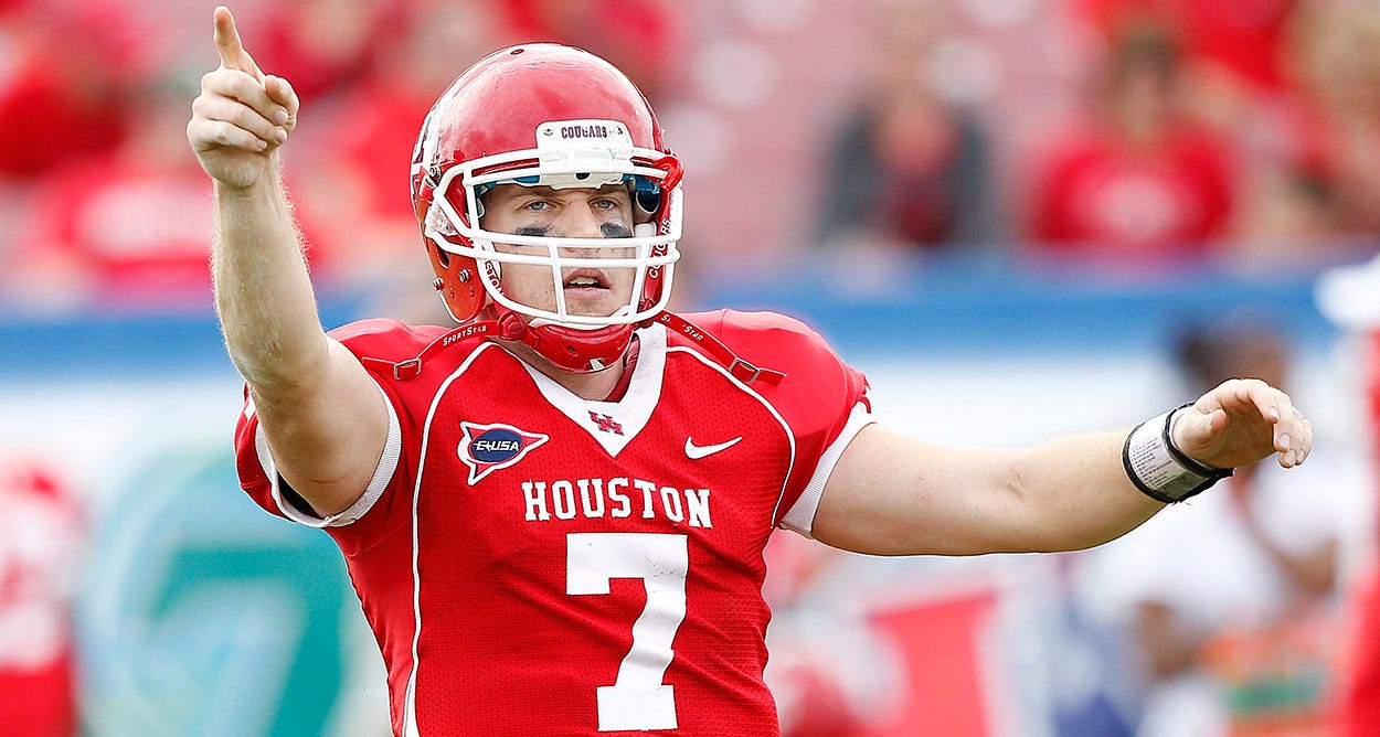Never Forget When Case Keenum Threw 9 (!!) TDs In ONE Game (Video) Never Forget When Case Keenum Threw 9 (!!) TDs In ONE Game (Video)