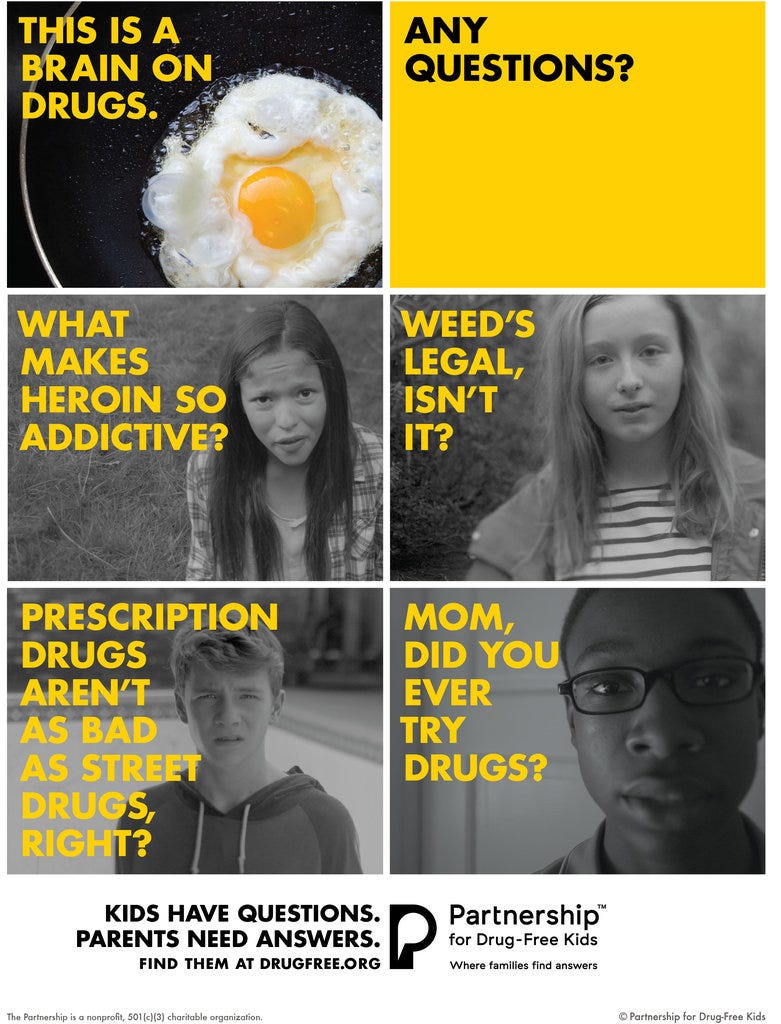 This Is Your Brain on Drugs,' Tweaked for Today's Parents - The New York  Times