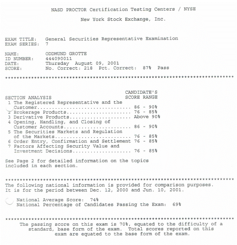 Series 7 exam (trading lesson)