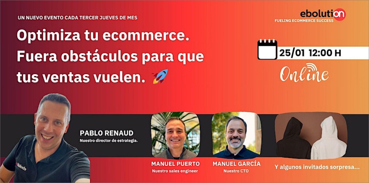 Evento online sobre optimización técnica en ecommerce