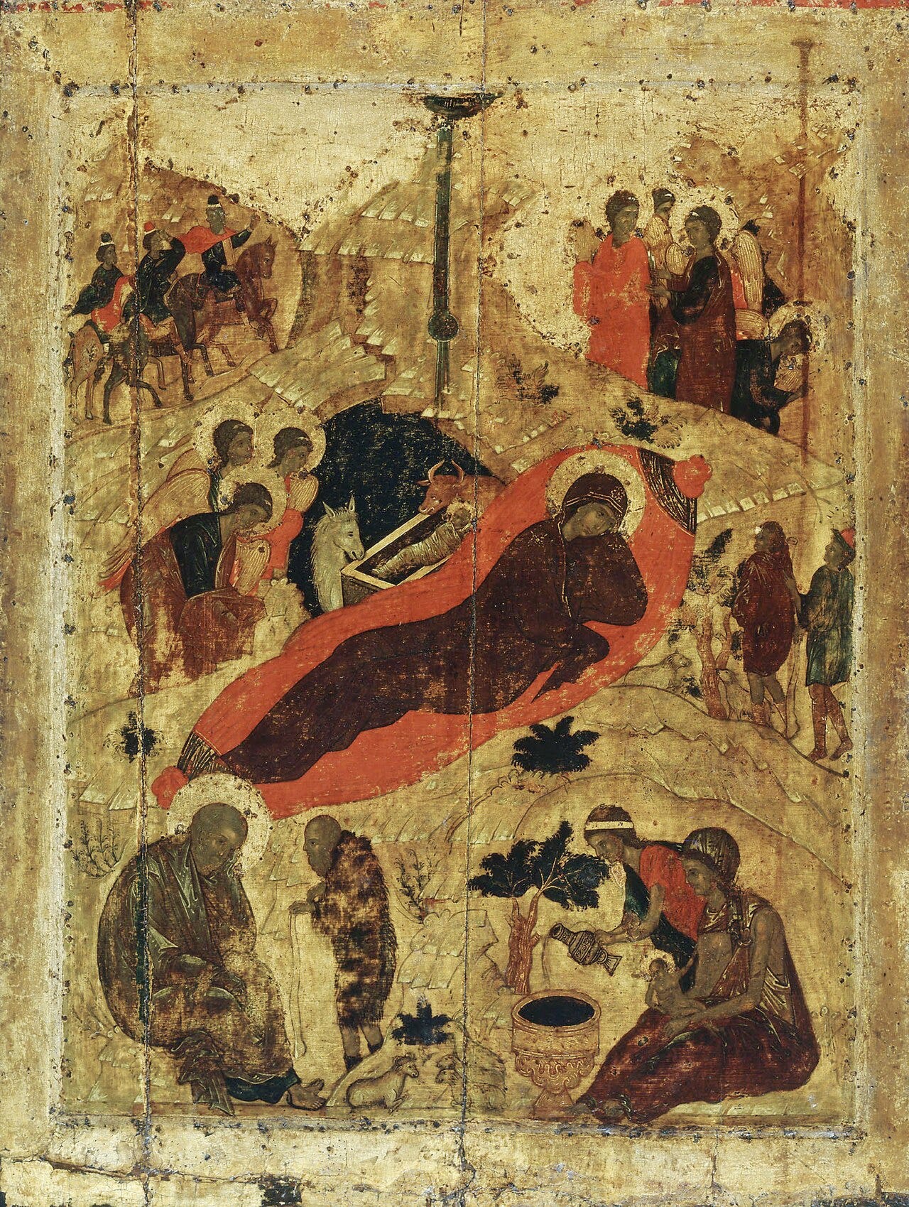 an icon panel by Andrei Rublev