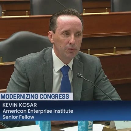 Kosar on Congress and Governance