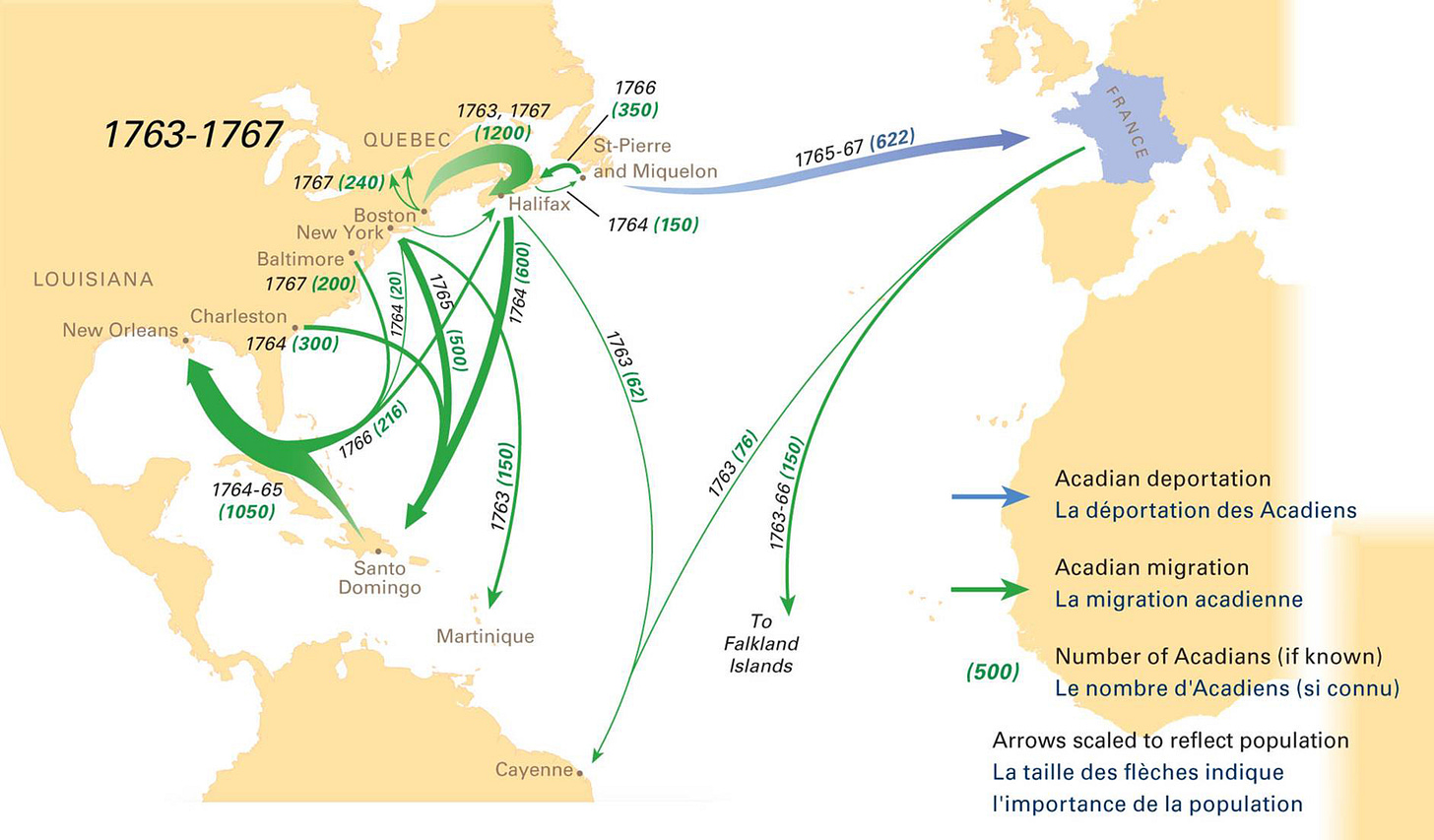 Acadian Deportation, Migration, and Resettlement - Canadian-American Center  - University of Maine