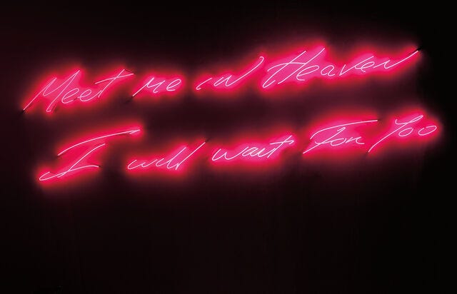Tracey Emin | Meet Me In Heaven I Will Wait For You (2004-2011) | Artsy