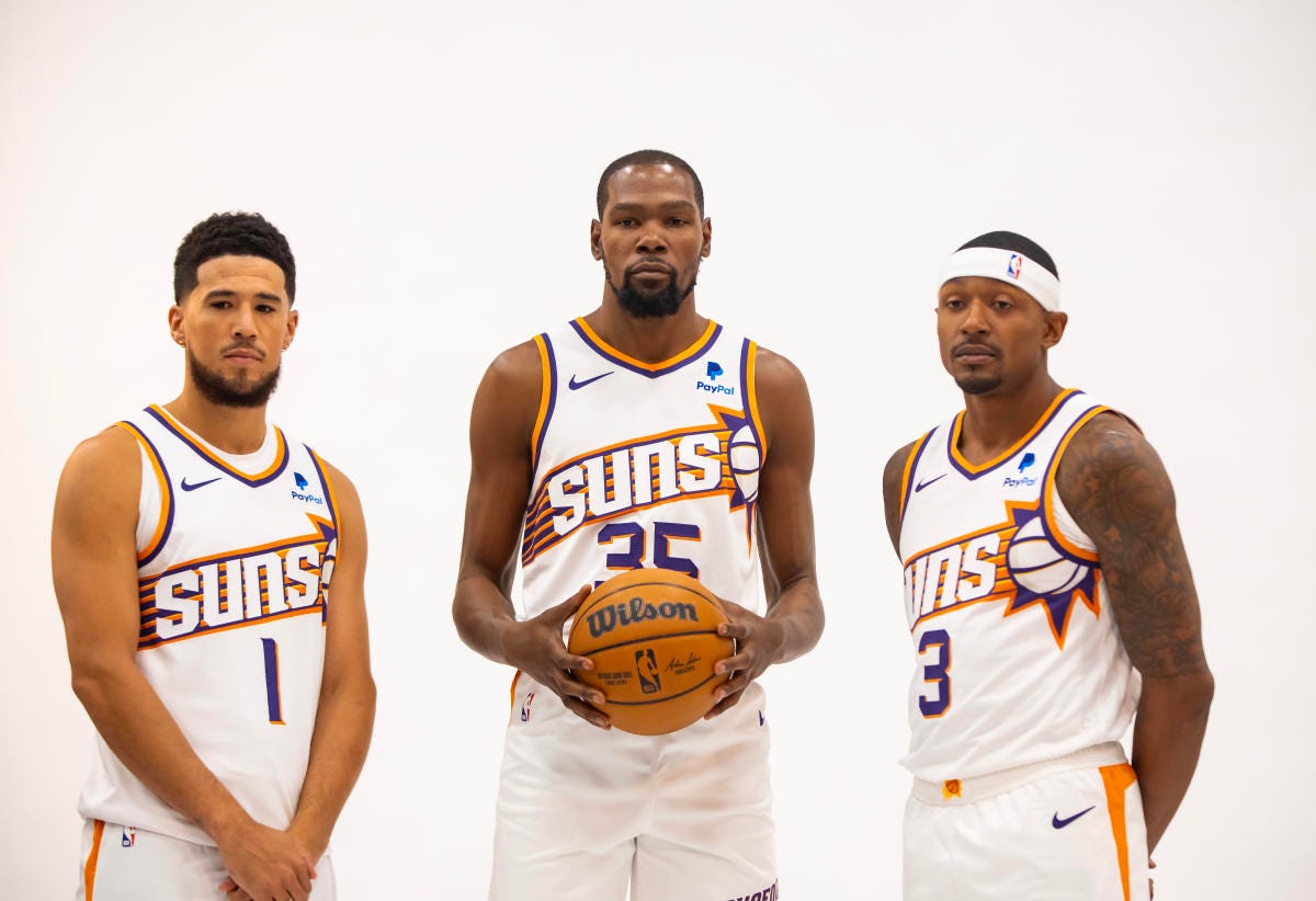 Rejuvenated' Bradley Beal ready to adapt alongside Devin Booker, Kevin Durant in Suns' Big 3 - Yahoo Sports Rejuvenated' Bradley Beal ready to adapt alongside Devin Booker, Kevin Durant in Suns' Big 3 - Yahoo Sports