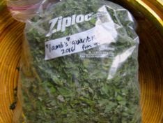 dried lamb's quarters bagged