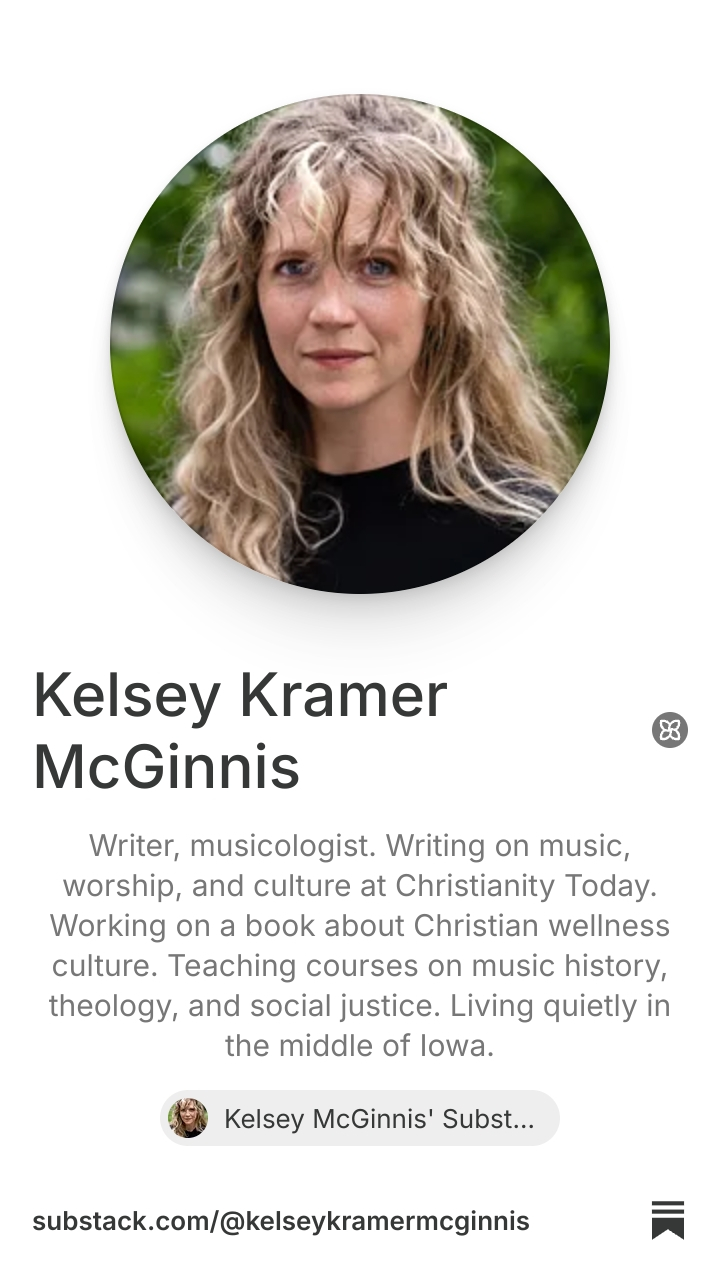 Kelsey Kramer McGinnis | Substack