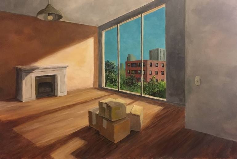 Moving Day Painting by Rami Levinson | Saatchi Art Brazil