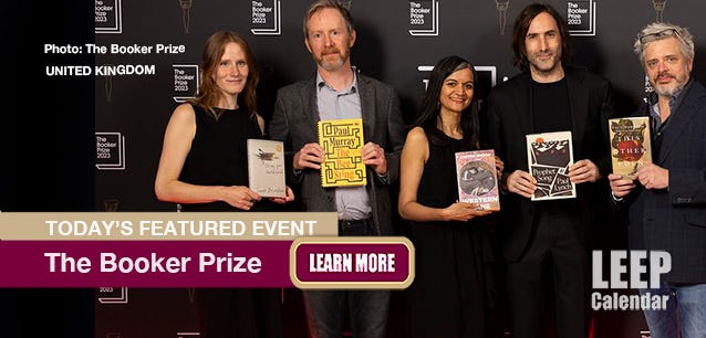 Previous Booker Prize finalists with their books. 