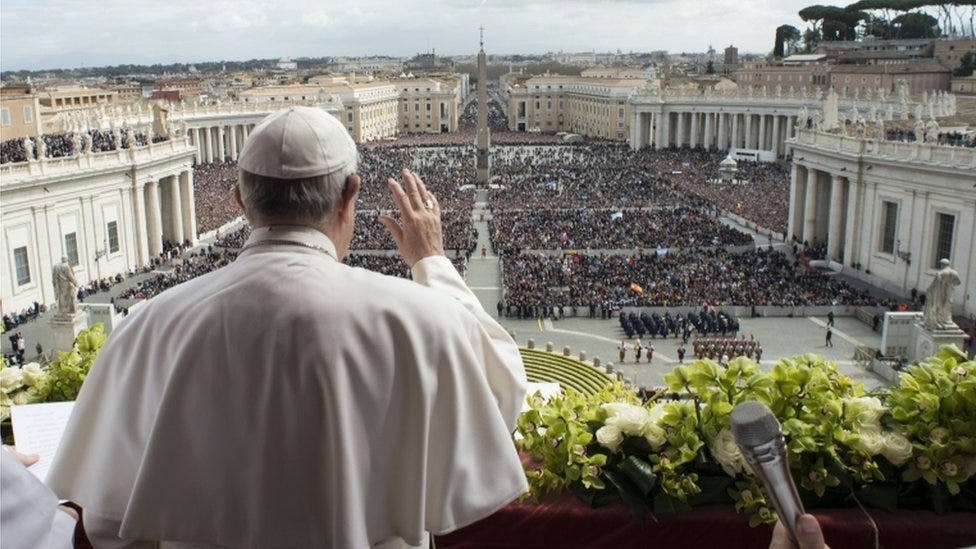 Pope Easter message urges 'end to Syria carnage' - BBC News