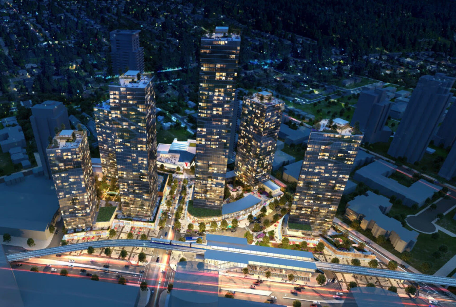 The proposed Burquitlam Plaza redevelopment.