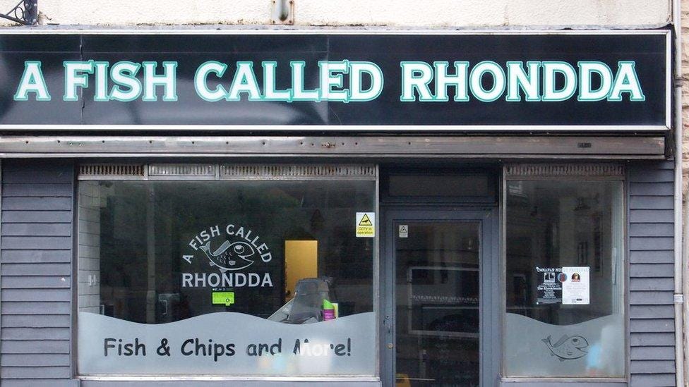 'A Fish Called Rhondda' in Pentre 'A Fish Called Rhondda' in Pentre
