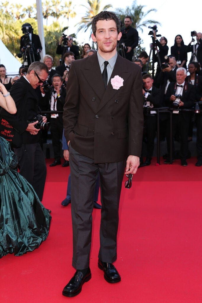 Josh O'Connor Wears Prada and Valentino at Cannes 2025