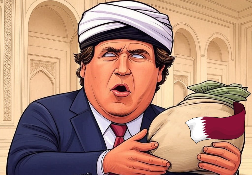 Tucker Carlson: The Latest Paid Mouthpiece for Qatar's Propaganda
