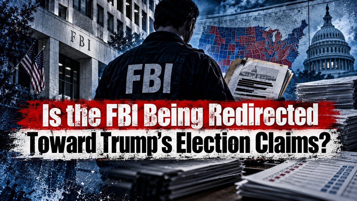Is the FBI Being Redirected Toward Trump’s Election Claims? Is the FBI Being Redirected Toward Trump’s Election Claims?