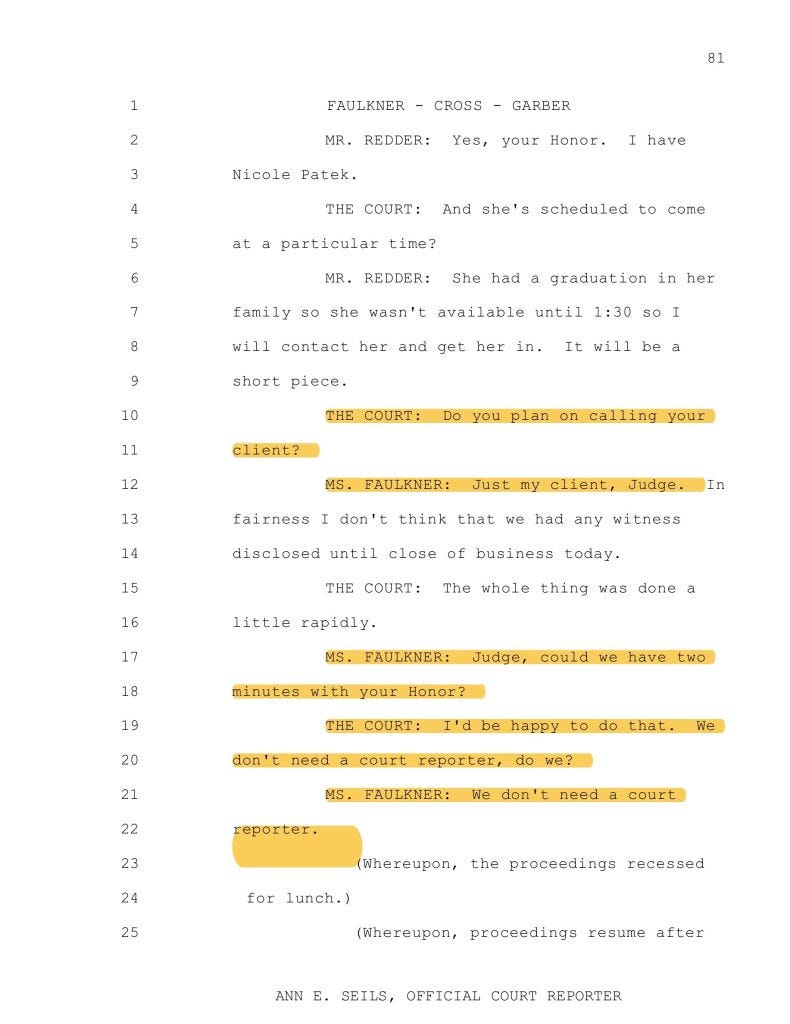 Ulster Family Court Ambush: Helen Garber faces secret contempt hearing, false abuse claims, missing testimony, and altered transcripts.