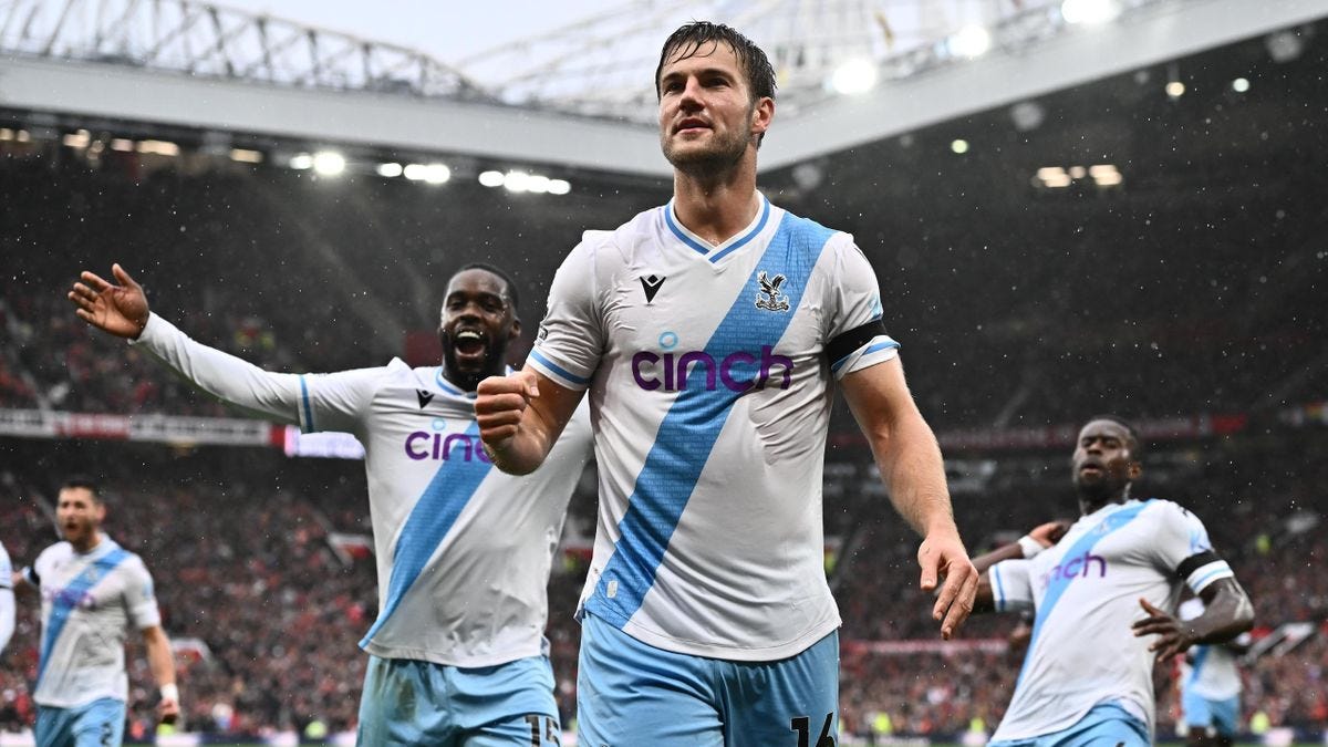Manchester United 0-1 Crystal Palace: Joachim Andersen stunner inflicts  second straight home league defeat on Red Devils - TNT Sports