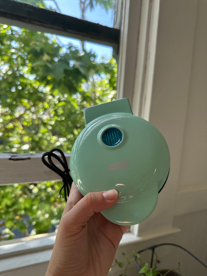 fun-sized waffle maker