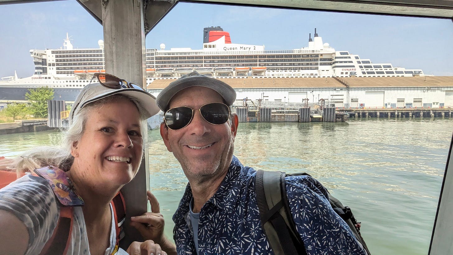 couple on a cruise